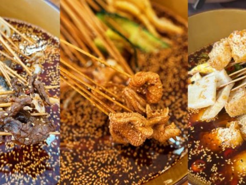 "Cool & Spicy Bliss: Leshan’s Signature 'Bobojii' Cold Skewers!"