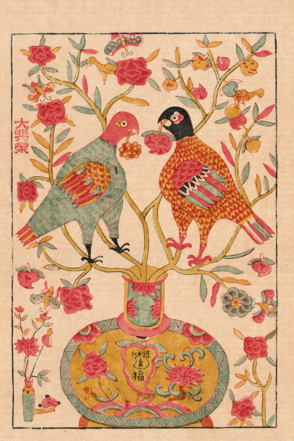 About Non-Cultural Heritage | Jiajiang New Years Paintings(图1) About Non-Cultural Heritage | Jiajiang New Years Paintings(图1)